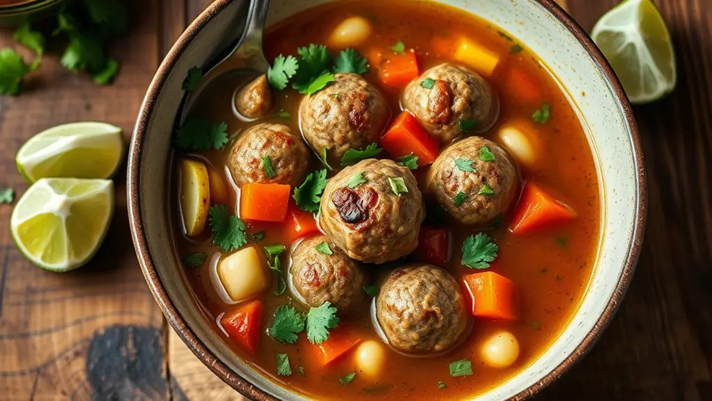 hearty meatball soup recipe