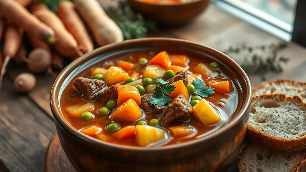 hearty vegetable beef soup