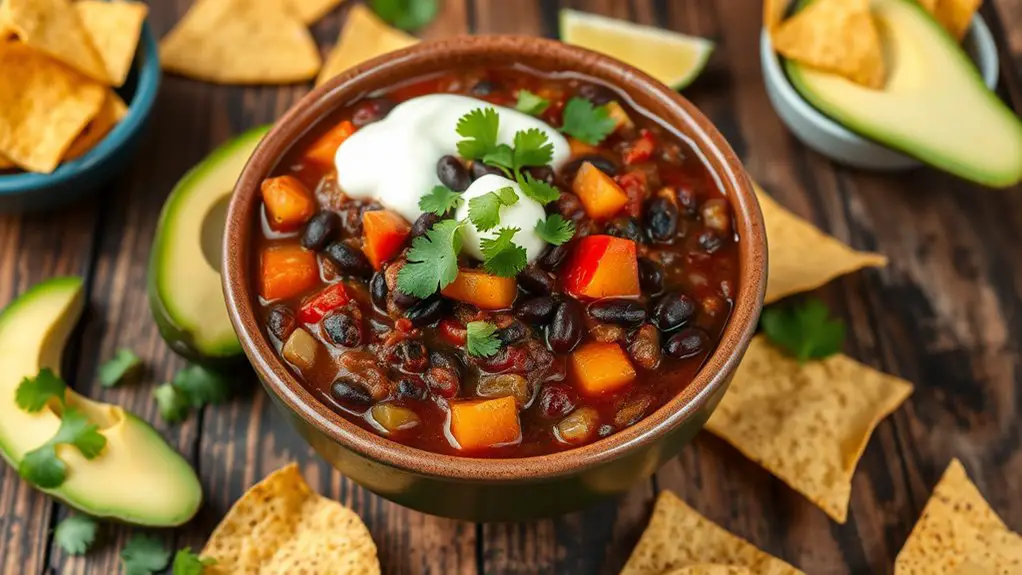 hearty vegetarian black bean