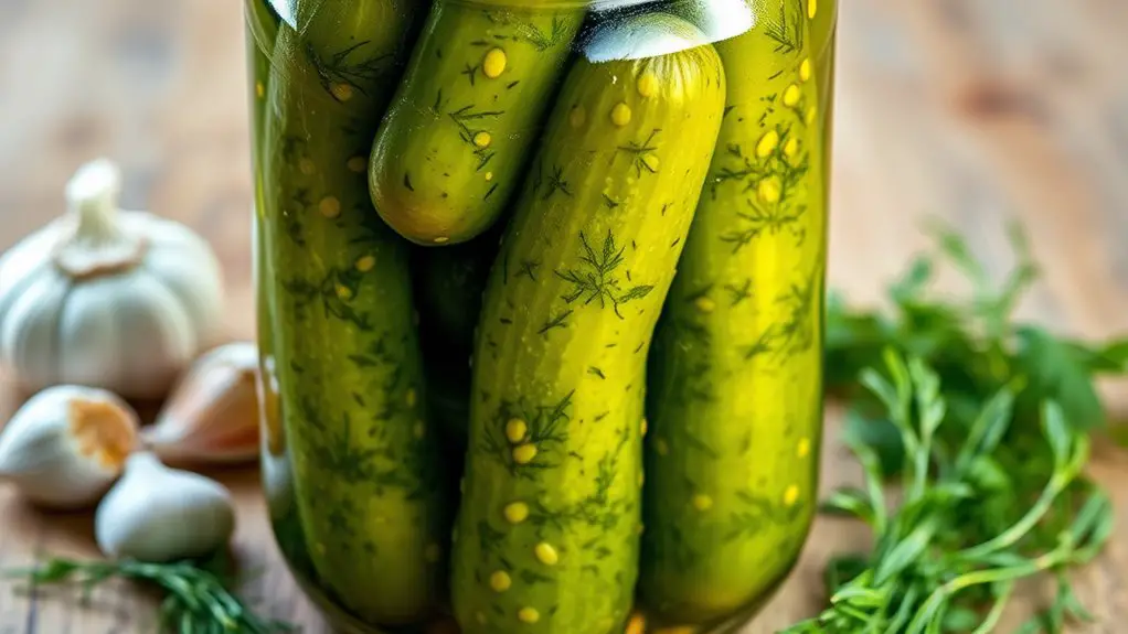 homemade classic dill pickles