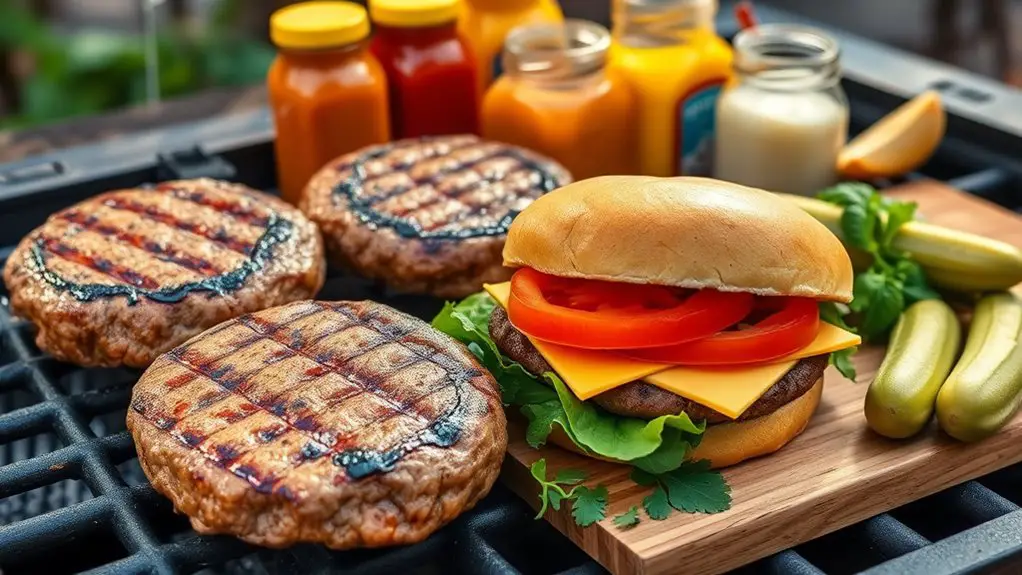 juicy classic grilled burgers