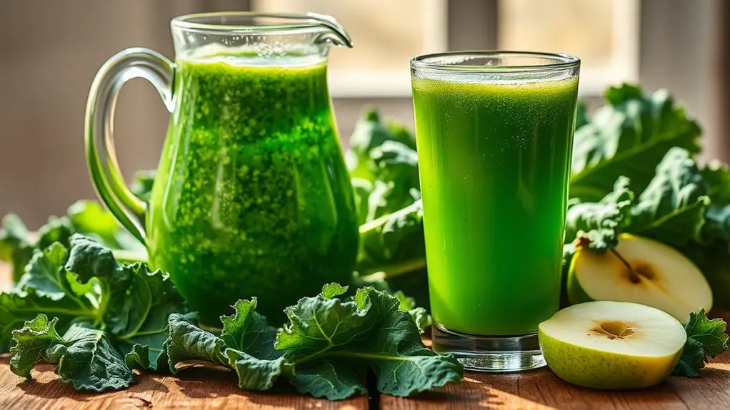 kale and apple blend