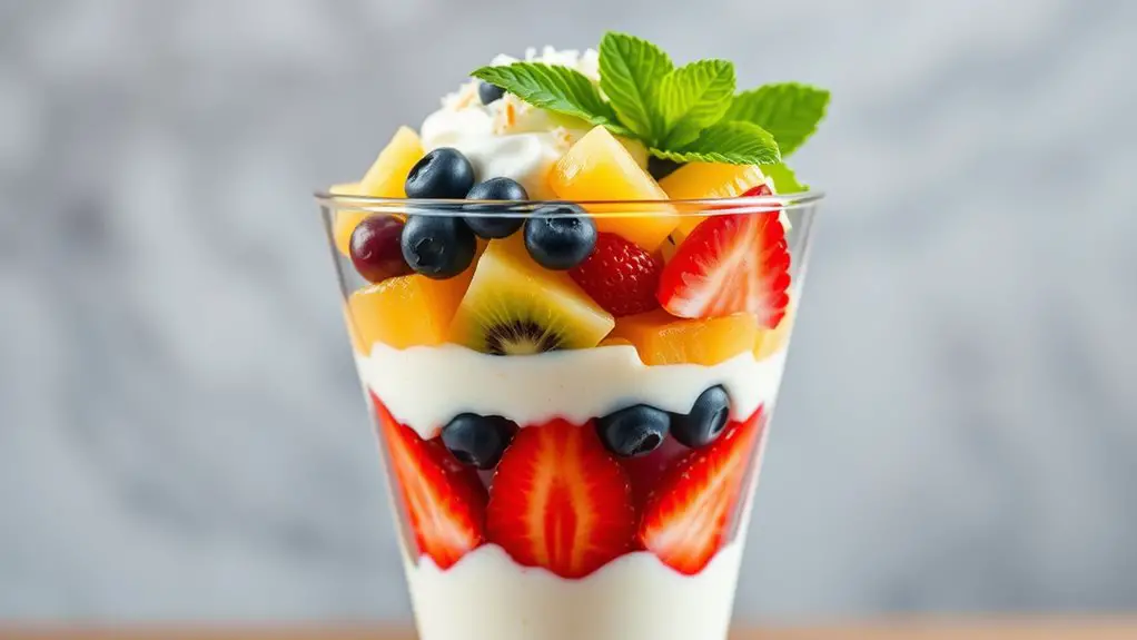 layered fruity dessert delight