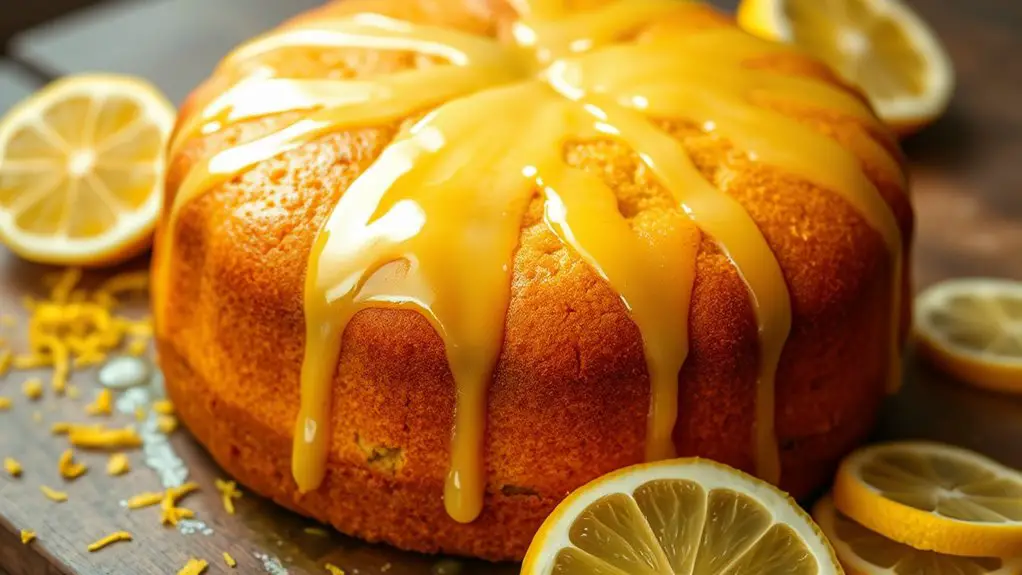 lemon flavored moist cake