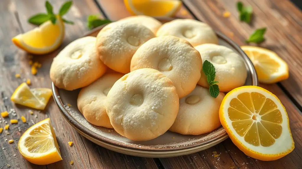 lemon flavored sugar cookies