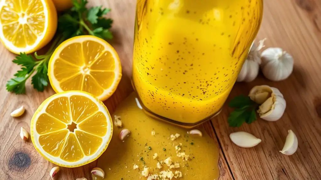 lemon garlic dressing recipe