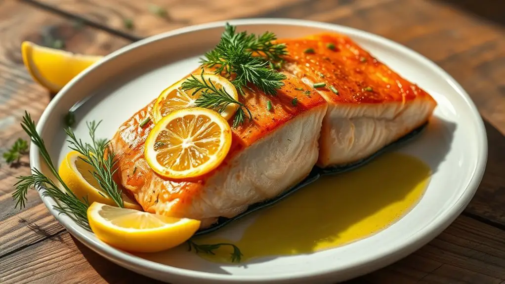 lemon herb baked salmon