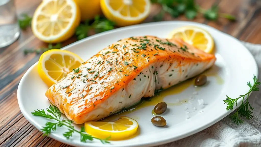 lemon herb baked salmon