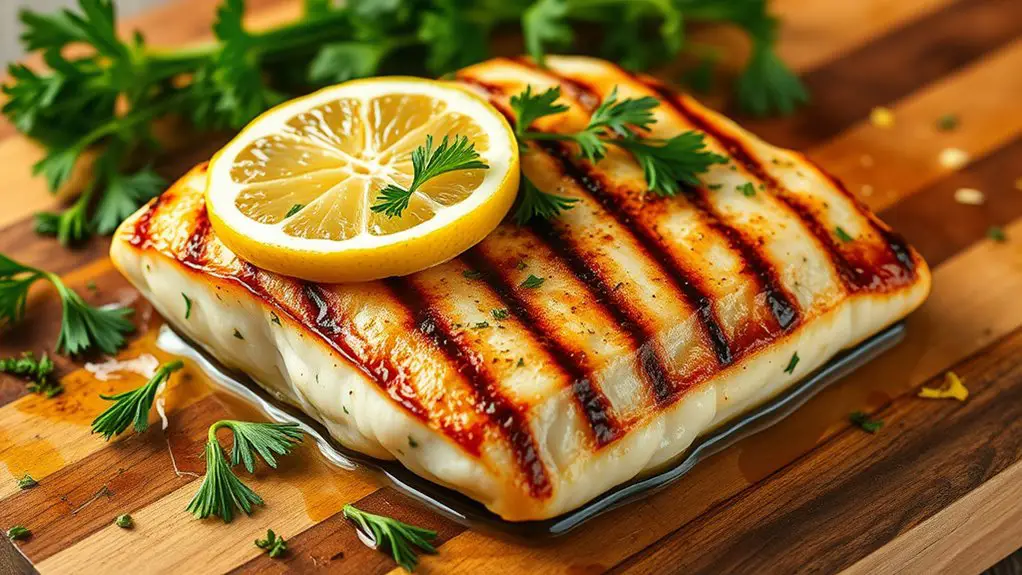 lemon herb grilled fish