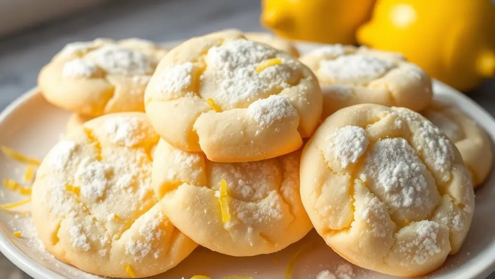 lemon zest sugar cookies