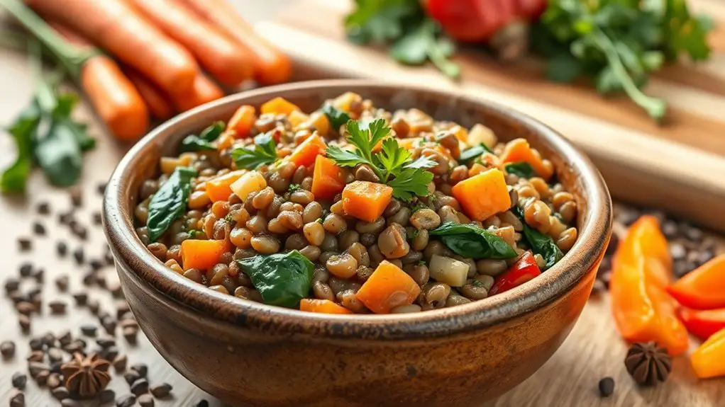 lentil vegetable dish recipe