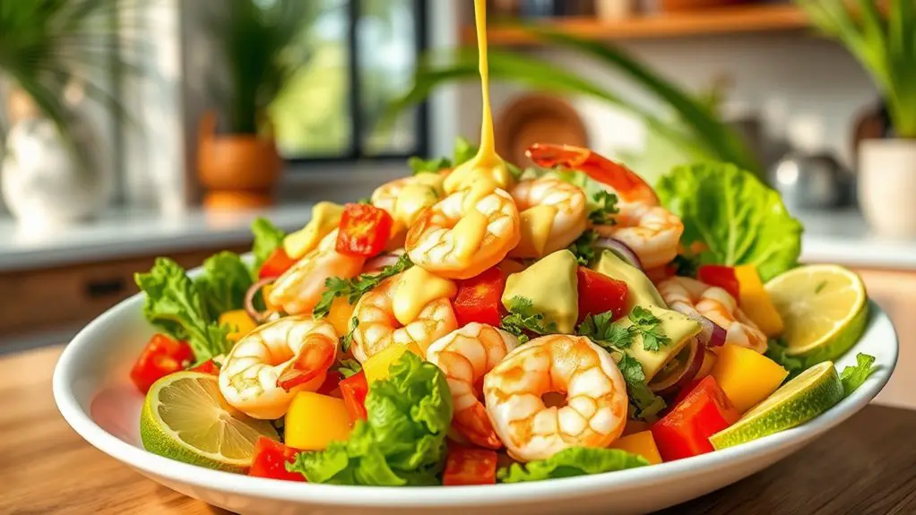 mango shrimp salad delight