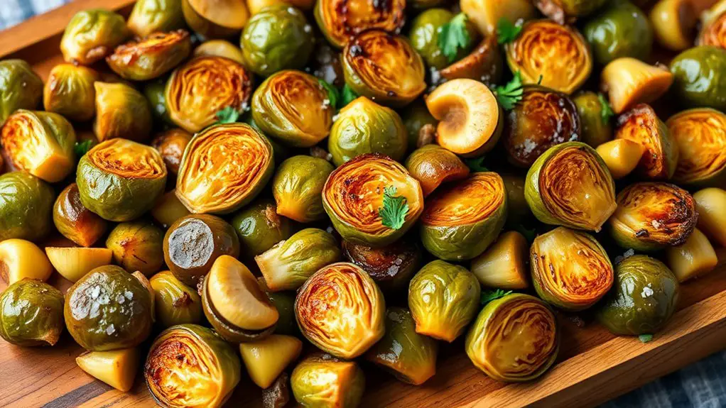 maple flavored brussels sprouts