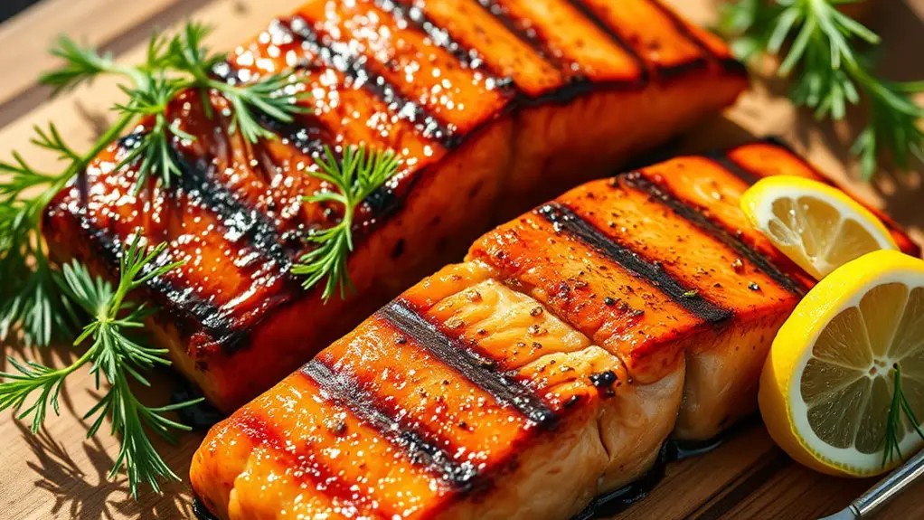 maple glazed salmon recipe