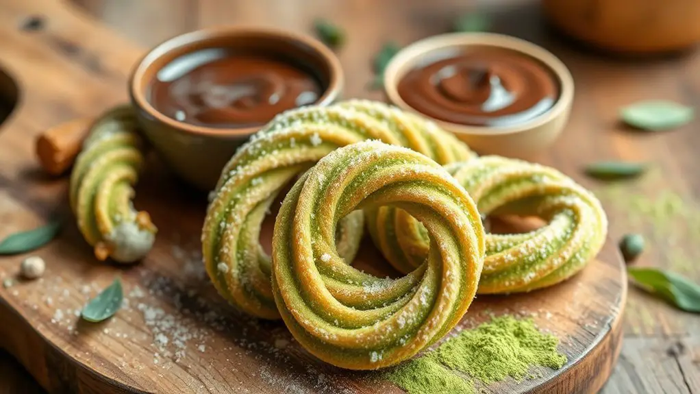 matcha flavored churros recipe