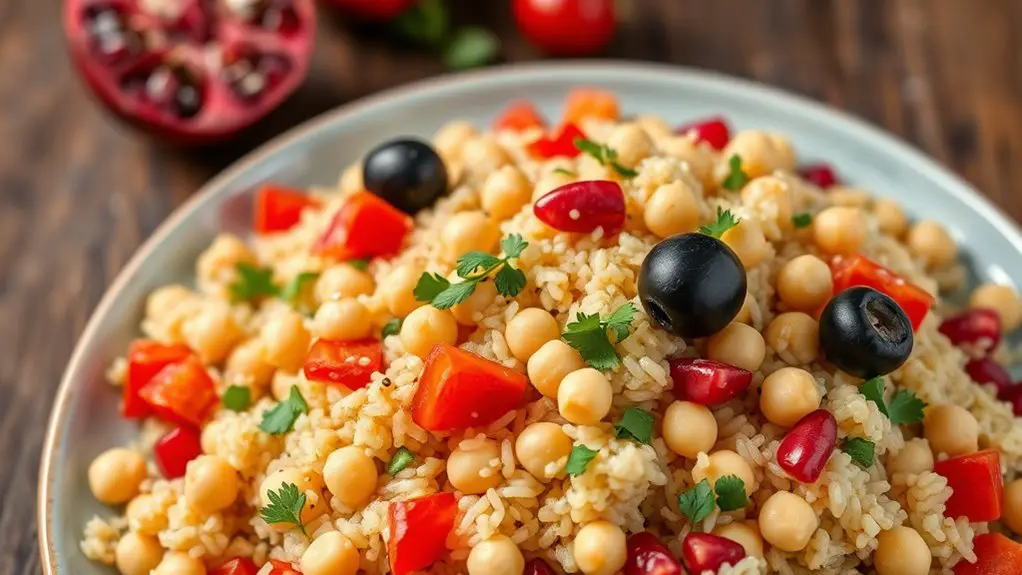 mediterranean inspired chickpea dish