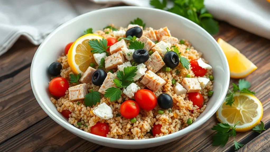 mediterranean tuna quinoa recipe