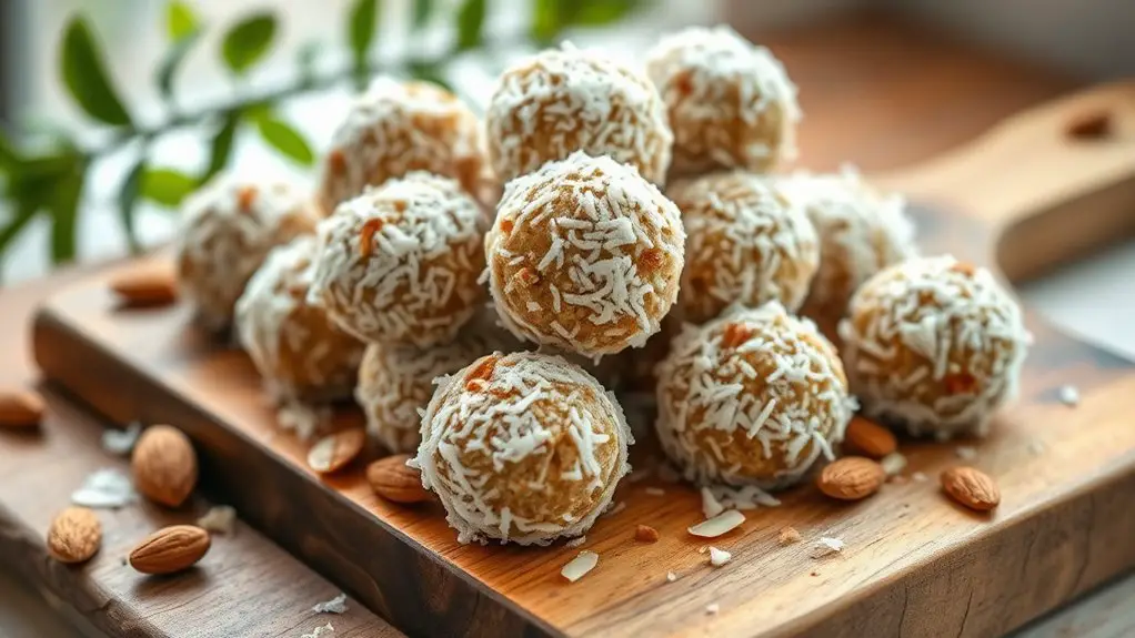 nutritious coconut almond snacks