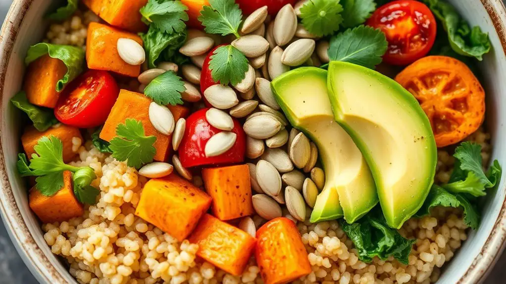 nutritious quinoa vegetable dish