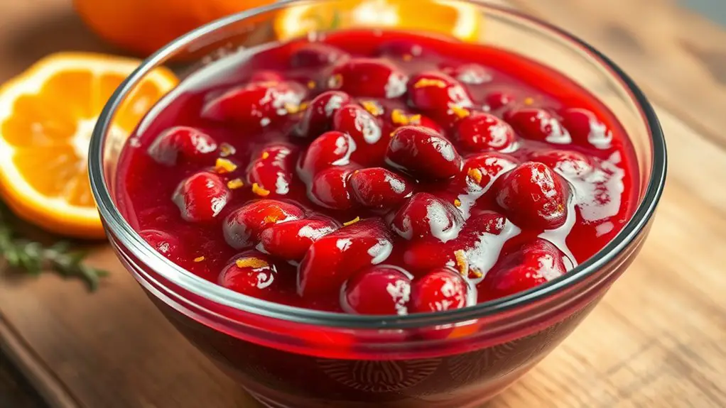 orange infused cranberry sauce