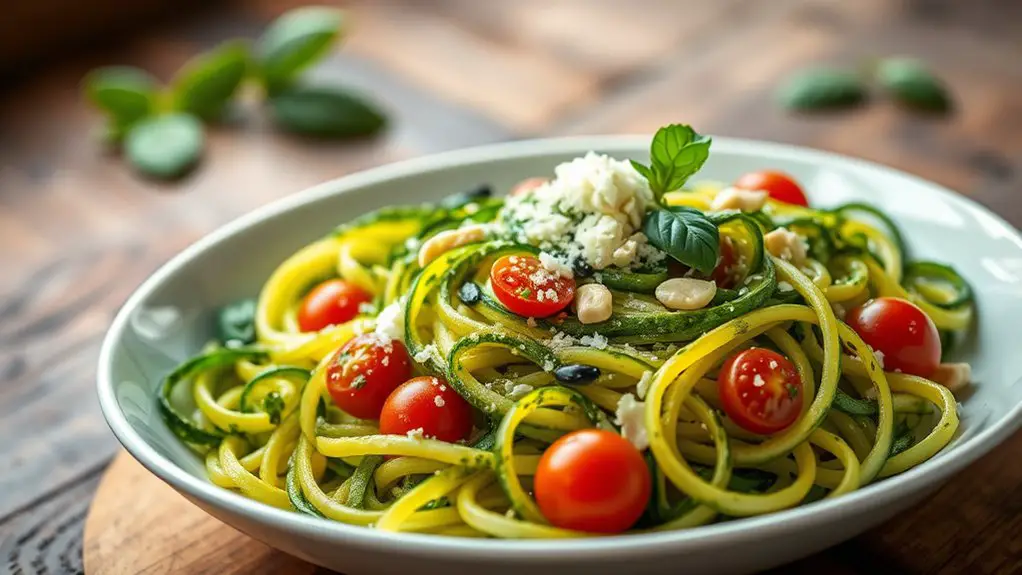 pasta alternative with pesto