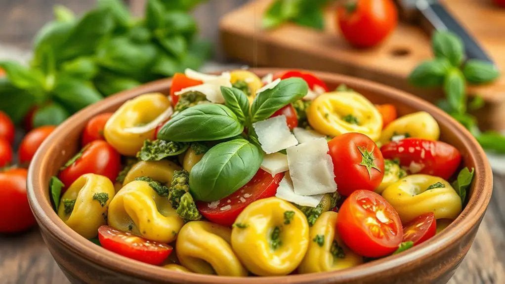 pasta salad with pesto