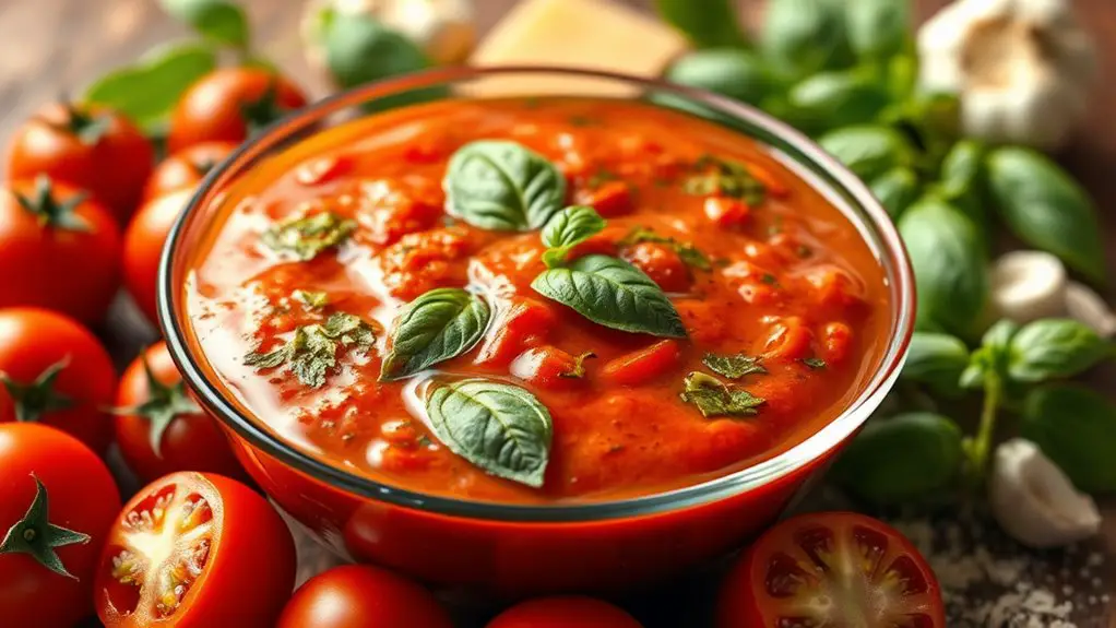 pesto infused tomato sauce recipe