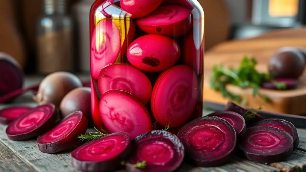 pickled eggs with beets