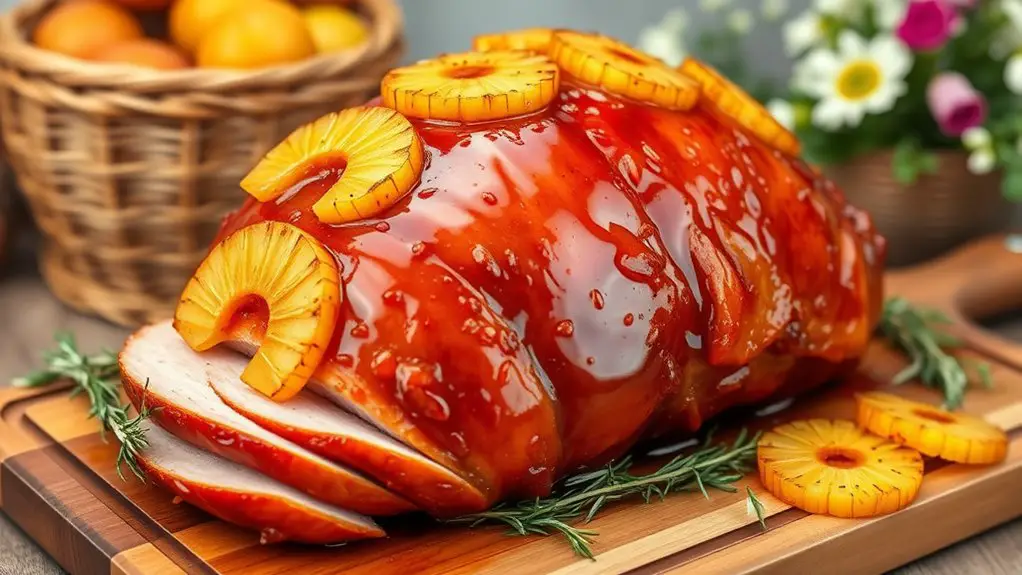 pineapple glazed ham recipe