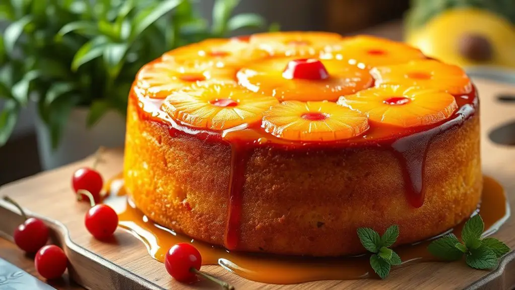 pineapple upside down cake recipe