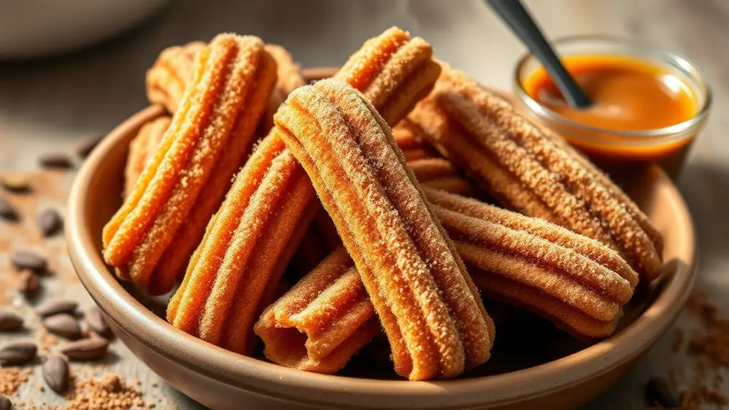 pumpkin flavored cinnamon churros