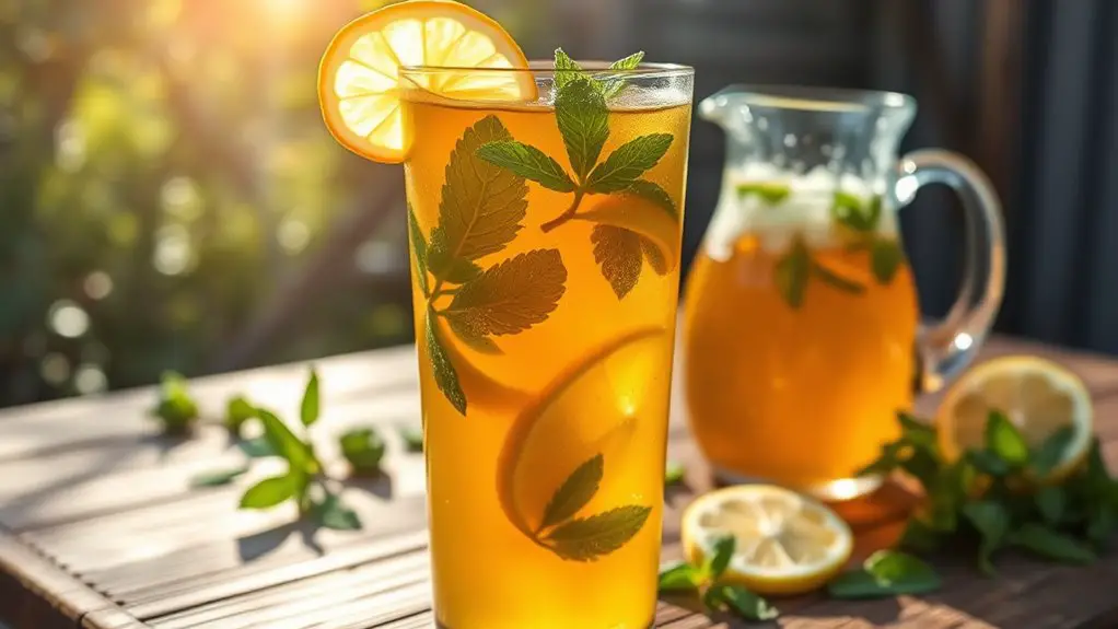 refreshing citrus iced beverage