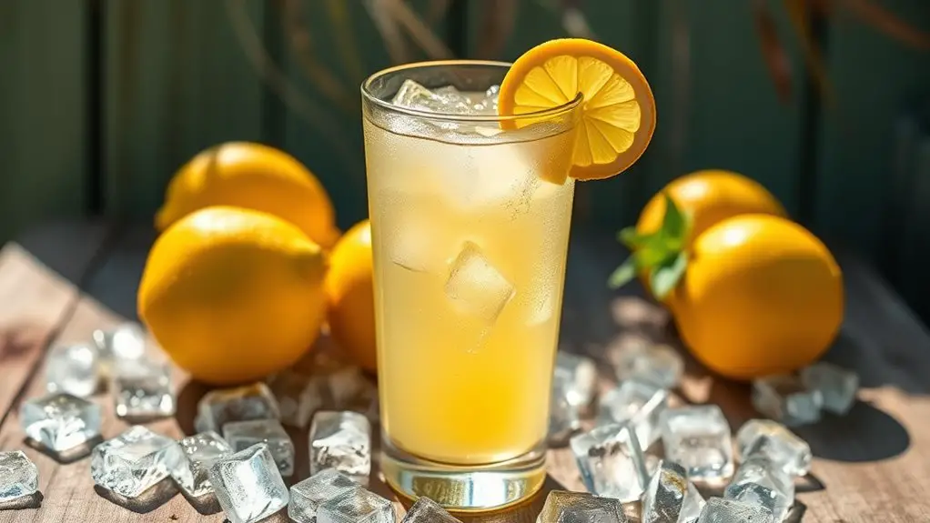 refreshing citrusy summer drink