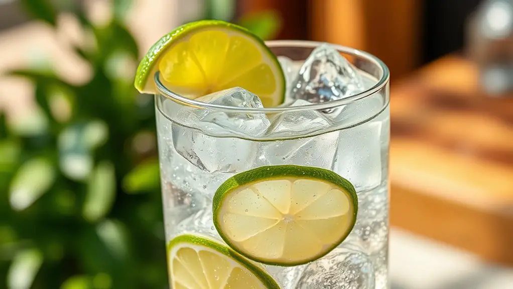 refreshing gin and tonic