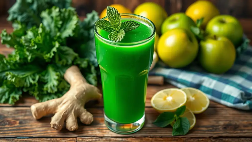 refreshing ginger juice blend