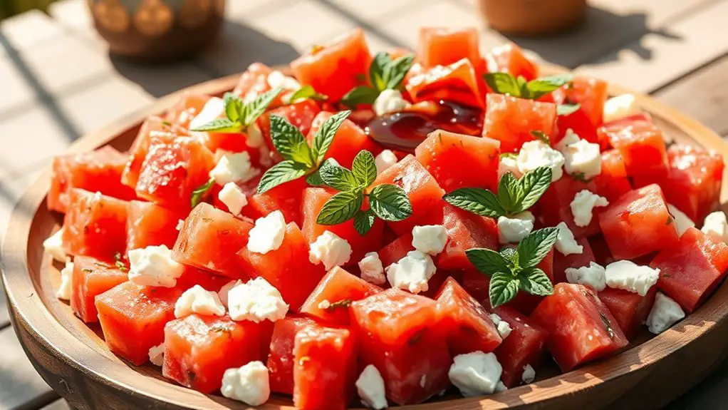 refreshing watermelon feta combination