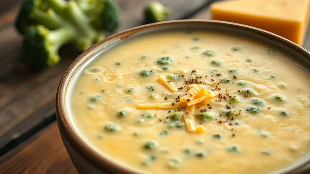 rich and cheesy soup