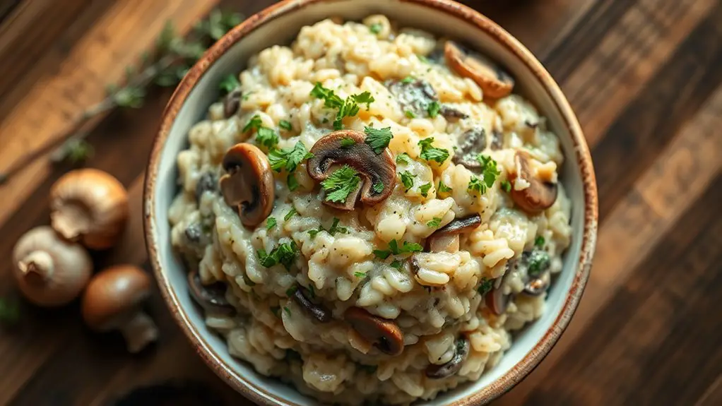 rich savory mushroom dish