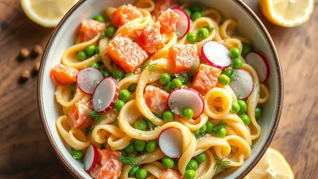 salmon pasta salad recipe