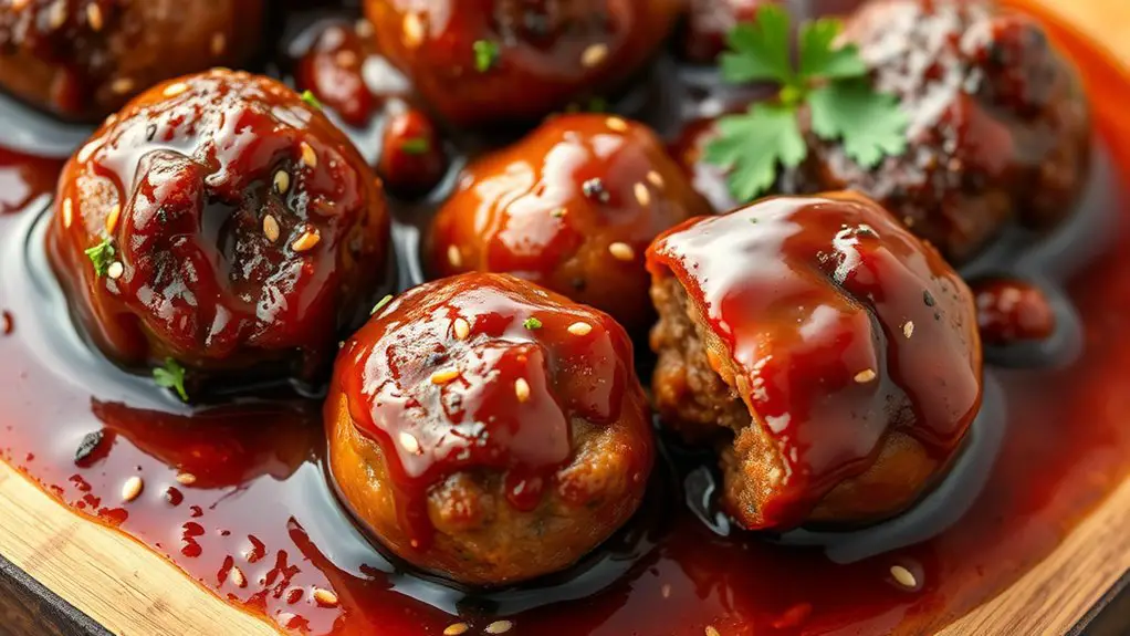 savory barbecue meatball sauce