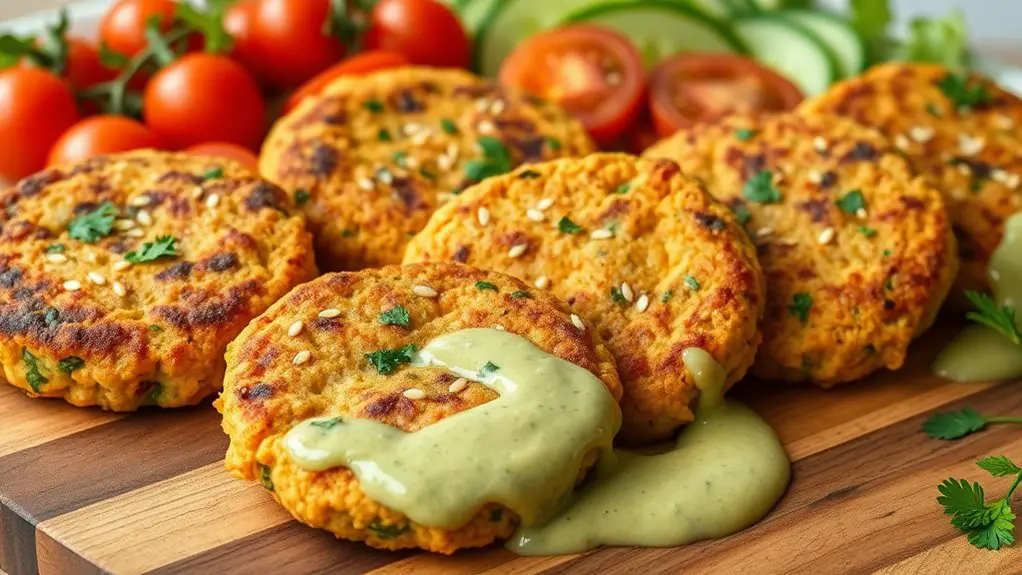 savory chickpea patties recipe