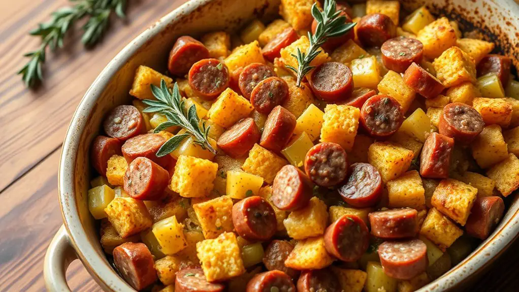 savory cornbread sausage stuffing