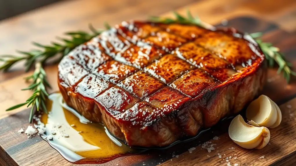 savory garlic butter steak