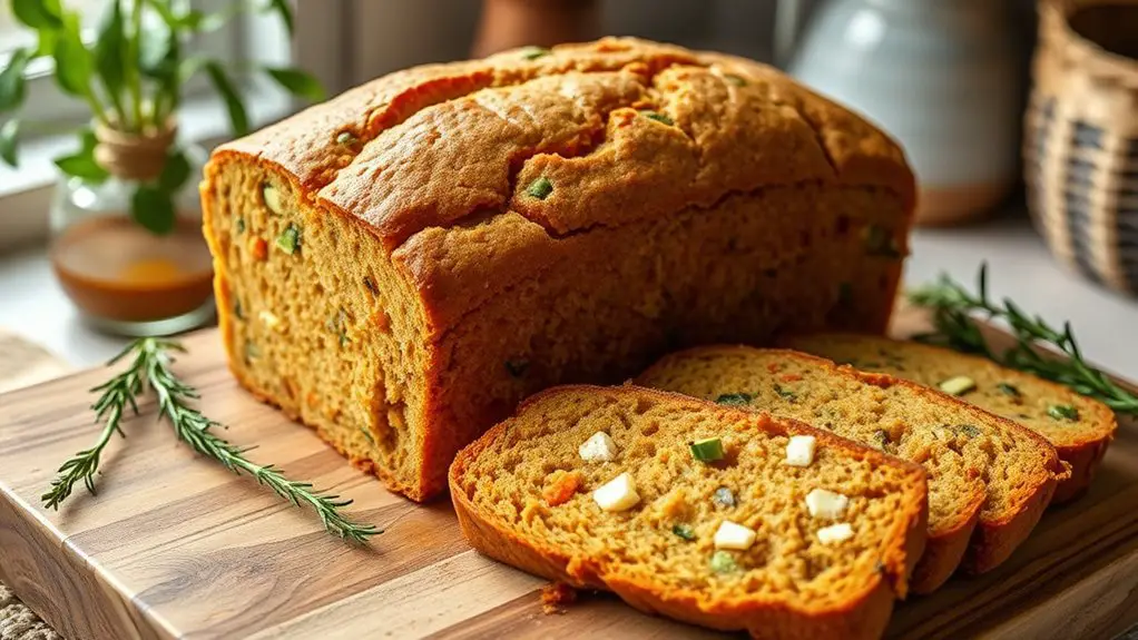 savory gluten free zucchini bread