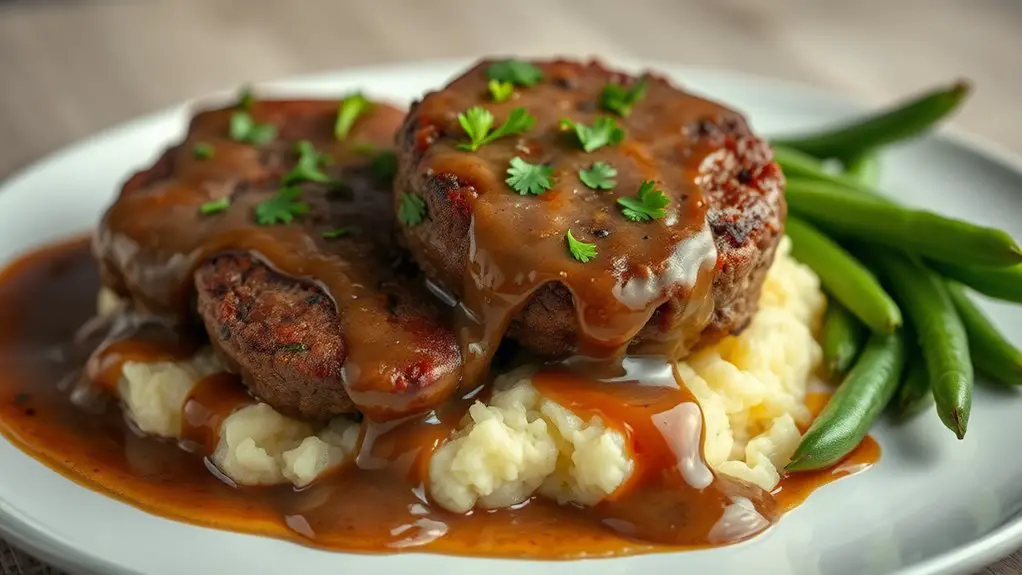 savory ground beef patties