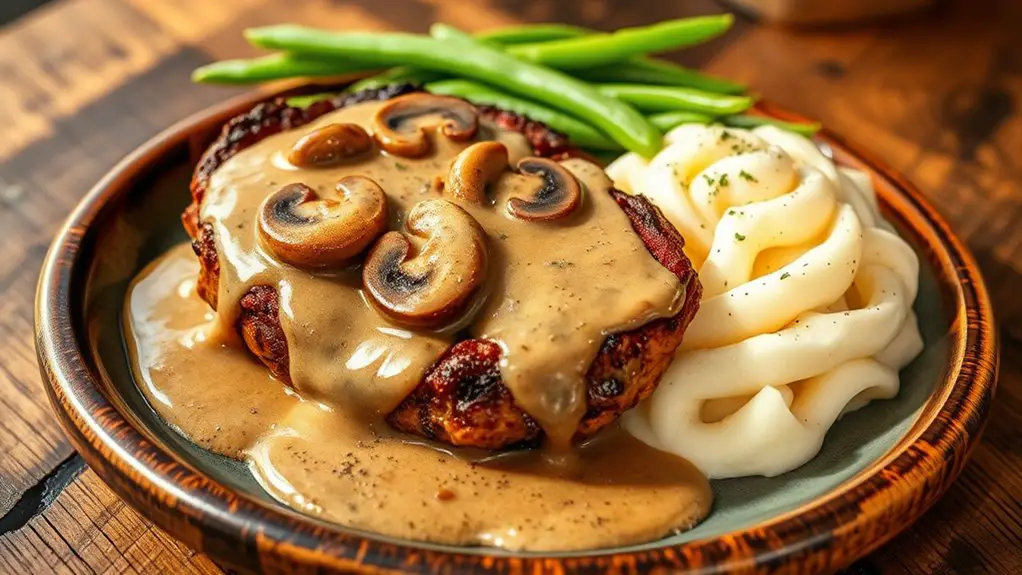 savory mushroom gravy dish