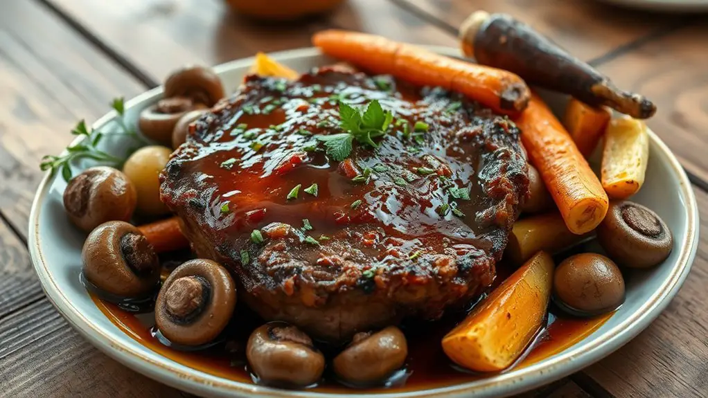 savory mushroom herb roast