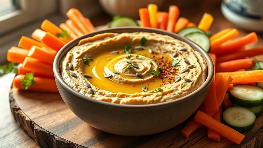 savory pumpkin seed dip