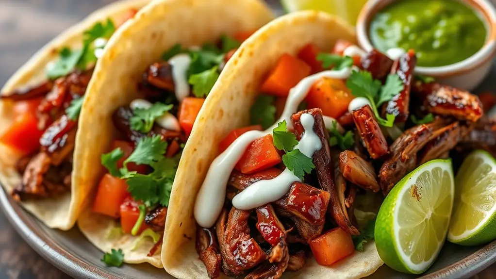 savory smoky pork tacos