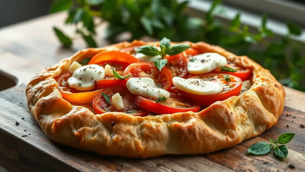 savory tomato cheese pastry